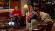 Sheldon and Penny hanging together while Leonard is at sea.