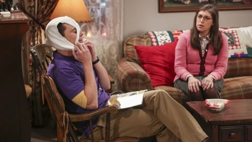 Talking through the slit.