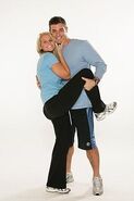 Jordan and Jeff's promotion picture for The Amazing Race 16