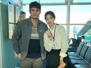 Ejay with Korean actress Chae Soo-bin.