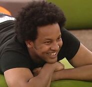 Mohamed on the Big Brother 9 sofas