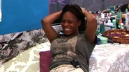 Jo in the Big Brother 11 bathroom