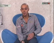 Ray nominates in the Big Brother 4 Diary Room