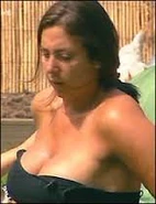 Justine in the Big Brother 4 garden