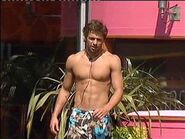 Dale in the Big Brother 9 garden