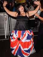 Belinda from the Big Brother 9 House walking down as a evictie