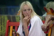 Laura in the Big Brother 11 smoking area