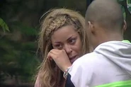 Rachael cries after being put up for eviction by Dave in Big Brother 11