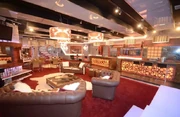 The living area of the Celebrity Big Brother 9 house.