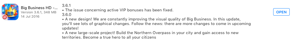 Updates | Big Business Wiki | Fandom