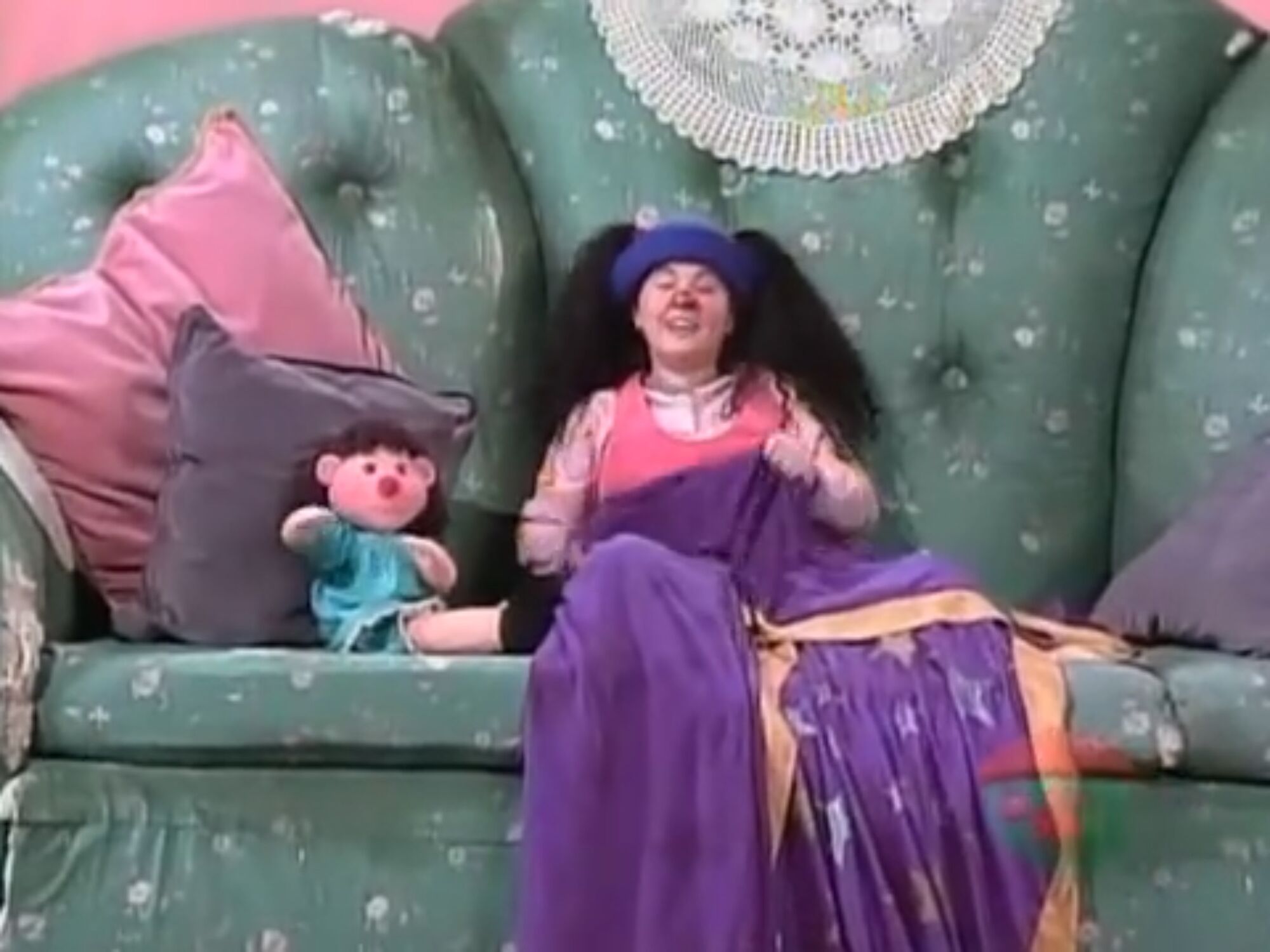 Molly from the big comfy couch now