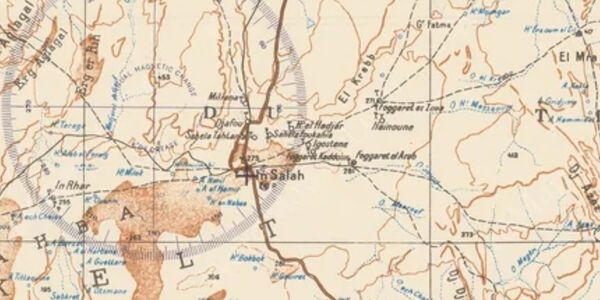 Insalah army map