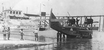 Flying boat at Kalafrana