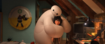 Baymax making an attempt to comfort Hiro on Tadashi's death.