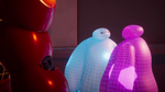 Blue and Purple Baymax