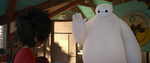 Hiro meets Baymax again in his room.