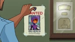 Chief Cruz places his hand on the WANTED poster for Big Hero 6...