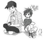 Hiro and Tadashi manga