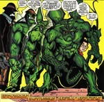 Baymax synthforms into Battle-Dragon mode.