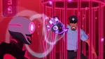 "Gotcha!" Chief Cruz using Hiro's magnetic glove against Hardlight