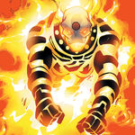 Sunfire as the Horseman Famine.