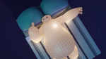 Baymax in bed