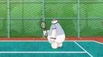 Baymax fails at tennis