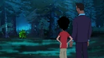 Hiro and Chief Cruz watch Bessie leave with her cubs