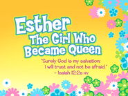 The title card for Esther... The Girl Who Became Queen used on Happy Together!