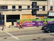 DuPage Theater under construction.