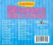 The Back cover of VeggieTales 25 Favorite Bible Songs includes a list of Songs from Where's God when I'm S-Scared?, The Story of Flibber-O-Loo, Rack, Shack and Benny (episode) and more!