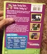 The 2004 Sony Wonder DVD Reprinted Back Cover