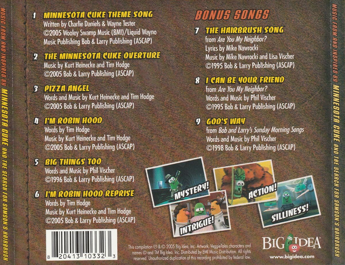Music from and Inspired by Minnesota Cuke | Big Idea Wiki | Fandom