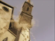 All dust effects and wood shard animation