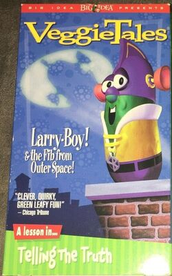 veggietales larryboy and the fib from outer space dvd