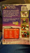 This is is The Warner Home Video's VeggieTales Reprinted DVD Back Cover for The Toy That Saved Christmas