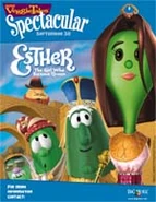 The poster for the VeggieTales Spectacular showings in September 30, 2000