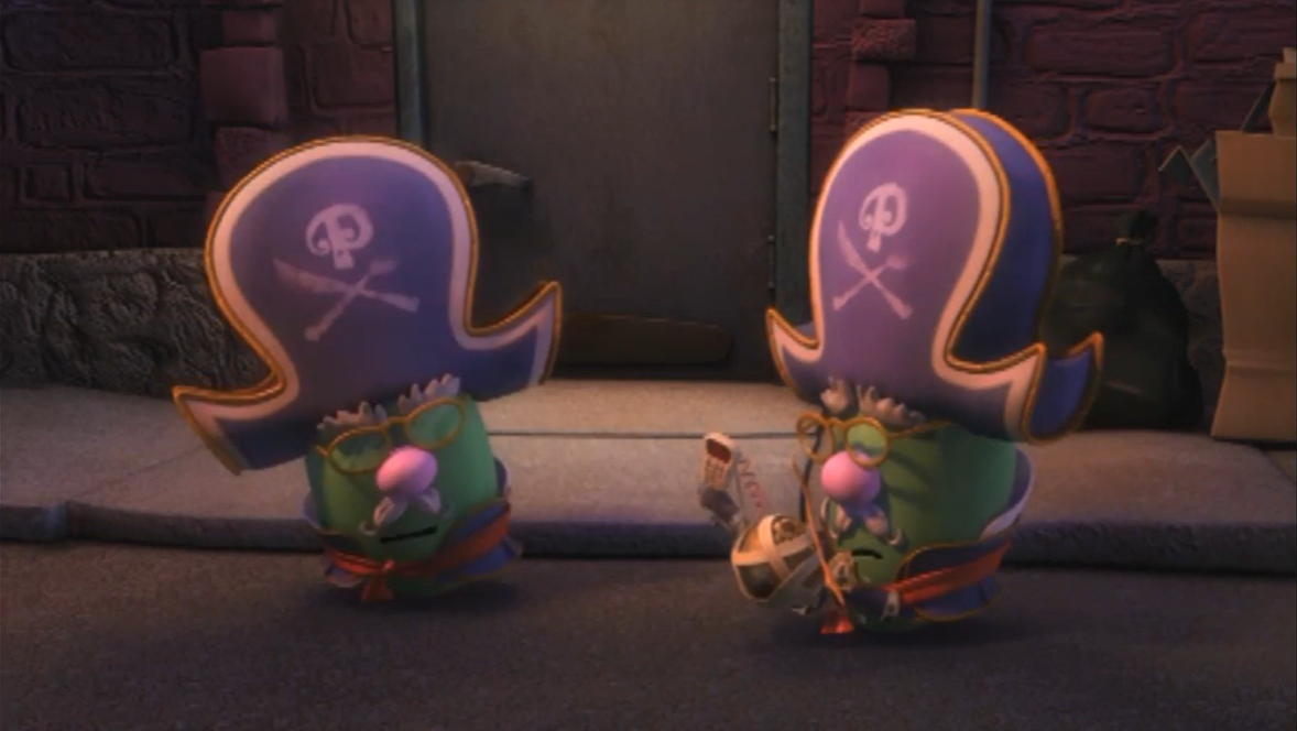 The Pirates Who Don't Do Anything: A VeggieTales Movie/Transcript, Big  Idea Wiki