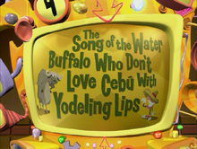 The Song of the Water Buffalo Who Don't Love Cebú with Yodeling
