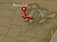 The map of Moose Lake