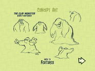 Sketches of the Crazy Clay Monster