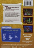 The 2012 Reprinted Back cover