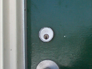 Lock on a door