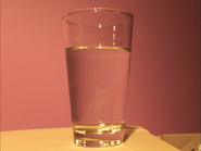 Glass of water