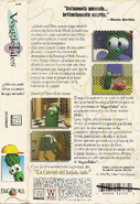 Original Latin Spanish VHS Back Cover and Spine