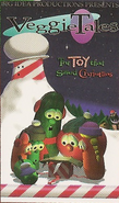 The Original 1996 VHS Front Cover without text on the bottom (Found on the back of the 1996 cover of A Very Veggie Christmas)