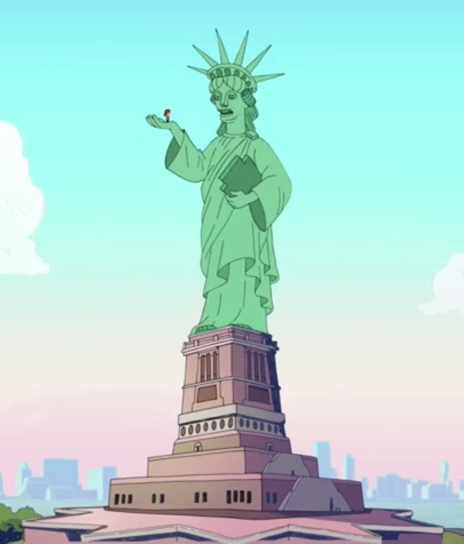 Statue Of Liberty Big Mouth Wiki Fandom