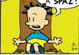 Nate sitting on a tree