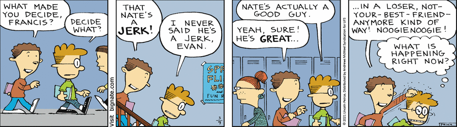 Comic Strip March 9 2021 Big Nate Wiki Fandom