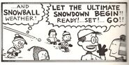 Mr. Rosa announcing the beginning of the Ultimate Snowdown